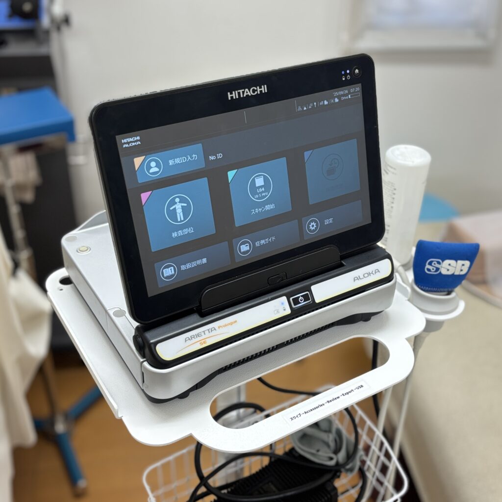 最新の超音波エコー