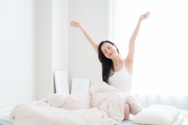 質の良い睡眠で疲れをとり気持ちよく目覚める